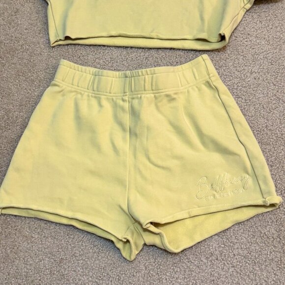 Buffbunny Collection Lounge Set – Cropped Tee + Shorts (Size S, Yellow) - Picture 3 of 6